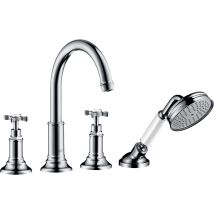 Hansgrohe Axor Montreux Mezclador De 4 Agujeros Para Azulejos,