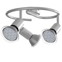 Monzana Lámpara Led 1-4 Focos Ajustables Lámpara Dormitorio Salón 3 Llamas Oscilantes