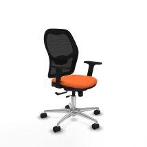 Chaise De Bureau Piqueras Y Crespo Jorquera Noir Mousse Injectée