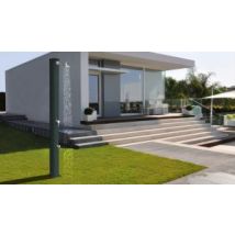 Douche solaire aluminium Big Jolly anthracite – Capacité bac de ramassage, Matières, Type d'installation, Hauteur, Type de produit – Arkema Design