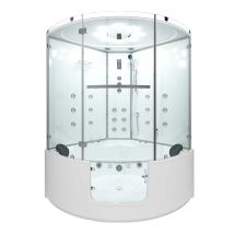 Acquavapore - Dampfdusche Whirlpool Dusche Duschkabine K60-ws-th-sc 140x140cm Aktive Schlauch-reinigung