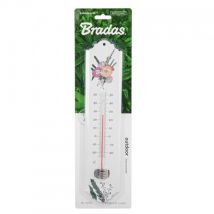Termometro Da Esterno In Metallo, Linea Bianca, 30 Cm, Bradas 9691