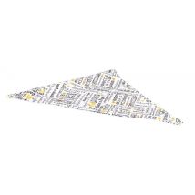 Pañuelo De Cocinero Triangular Giblor's Menú Blanco Art. 14p05i482