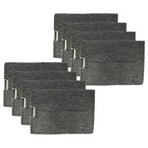 Vhbw 8x Filtro De Carbón Activado Compatible Con Bosch Dke642a01, Dke645a, Dke645a01, Dke655a00, Dke645a00 Dke645a Campanas Cocina - 30 X 21,5 X 3 Cm