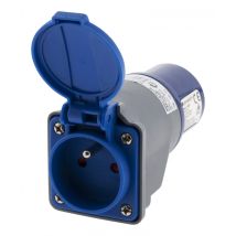 Zenitech Adattatore Caravanning 16A IP44 – 250V – 3680W – Compatto e Impermeabile