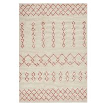 Teppich Buxar Beige 140 X 200 Cm Baumwolle