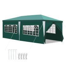 Hengda - Swanew Tenda O Pergolato Tenda Per Ricevimenti Con Pannelli Laterali Rimovibili Grande Blu 3x6m