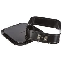 826524 - Stampo Quadrato Per Torte, 24 Cm, Con Fondo Staccabile - Ibili