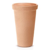 Led Leds - Casaria Xxl Plant Pot 42 Litre Capacity 40 Cm Diameter 63 Cm Height Customisable Drainage Weatherproof & Uv Stable Durable Plastic 