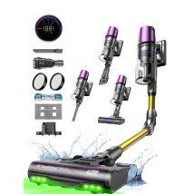Ultenic Aspirapolvere Uw20 Mopper, Serbatoio 230ml, Potenza Aspirante 85kpa, Autonomia 60 Min, Doppia Luce Verde, Spazzola Antigroviglio, Contenitore 