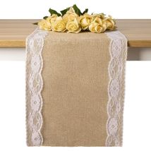 10mx30cm Chemin De Table Toile De Jute Ruban De Table Rouleau Jute Mariage Vintage Rustique Jardinage Décorations De Table