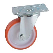 Avl Ruotino D200mm In Poliuretano Rosso Per Mobili