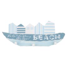 Origen - Signes Grimalt Perchero Adorno Pared Percha 3 Pomos Beach Percheros Azul 5x50x19cm 21864