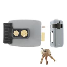 Electro Cerradura De Sobreponer Con Pulsador De Apertura Derecha Jis 1903d Jis