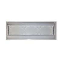 Arnould – 65880 Horizontal Light Fixture Plate – 3 Positions – White