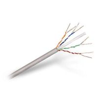 Cable de red CAT 6 UTP rígido 100 metros - OFC 99,9% - AWG24 - U/UTP - Cumple normativas ANSI/TIA/EIA 568-B-1