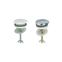 Tappo copriforo in ottone bianco – Confezione da 10 pezzi – Materiale: Ottone – Colore: Bianco – Rubinetterie Associate