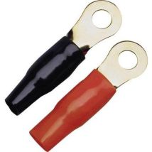 Capicorda elettrici Sinuslive – 50 mm² – Kit da 2 – Colore Rosso, Nero
