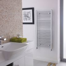 Ultra - Nuie Straight Ladder Towel Rail 1100mm H X 500mm W - Chrome