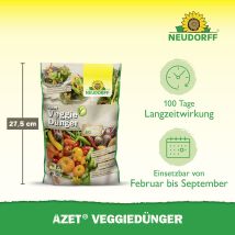 Azet VeggieDünger – Organischer NPK-Dünger 5-3-6 – 750 g – Für alle Pflanzen – Langzeitwirkung bis zu 100 Tagen