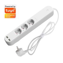 Denver Shp-310u - Cable De Extensión, Enchufe Inteligente 3 En 1, 1,5 Metros