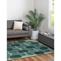 Beneffito - Alfombra - Colección Cafe Huevos Verdes - Alfombra - Turquesa - 140x200cm