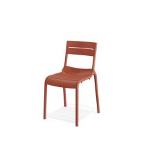 Chaise pliante – Lot de 4 – Polypropylène empilable – Mobilier d'intérieur – ESSENTIALS