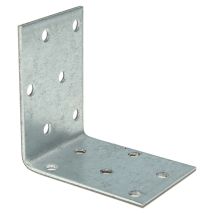 Masterproof Professional - Lochplattenwinkel Winkelverbinder 60 Mm X 60 Mm X 40 Mm X 2,0 Mm, Feuerverzinkt