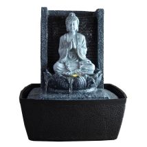 Zen Light - Caratteristica Di Acqua Interna Led Lotus Buddha Multicolore 26 Cm [istruzioni Tedeschi]