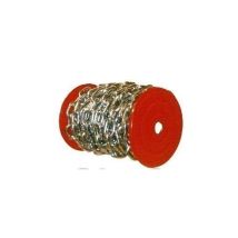 Cadena Eslabones, Modelo Din 5685, De Acero Con Acabado Zincado, Ø5 Mm, Bobina De 54 M