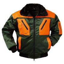 Norway Protection - Giacca Pilot Uomini Rougedorn, Taglia Xl, Verde / Arancione