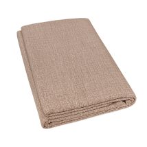 Telo Arredo Tessuto Copritutto Gran Foulard Copridivano Proteggi Letto Poltrona Divano Tortora - 230x265 Cm