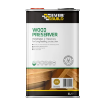Everbuild Sika 483724 Wood Preserver Golden Chestnut 5 Litre Evbljgc05