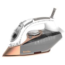Diamondxpress 2800w Ferro Da Stiro, Piastra Multidirezionale In Ceramica Diamantata, Colpo 180 G, Getto Vapore Verticale 60g/min, Auto Spegnimento, 