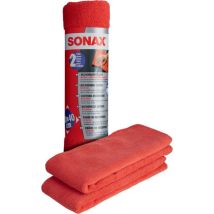 Paños de microfibra – 2 unidades – Limpieza y pulido de superficies – Sonax
