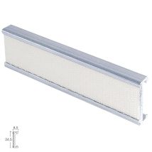 Perfil Estor Velcro P-909 3,0m Plata – Cortina – 633899