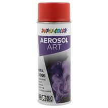 Bombe De Peinture - Rouge Flamme - Ral 3000 - Satiné - Tous Supports - Aérosol Art