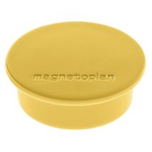 Plot magnétique DISCOFIX COLOR – Ø 40 mm – lot de 40 – Jaune – Aimant pour meuble