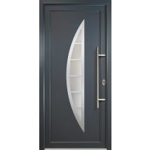 Puertas De Casa Exclusivo Modelo 28, Dentro: Titan, Fuera: Titan Ancho: 88cm, Altura: 208cm Chapa Derecha