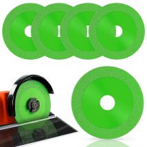 Zolginah - Ccykxa Glass Cutting Disc Glass Cutting Disc 5 Pcs Thin Saw Blade Grinding Wheel Ultra Thin Universal Diamond Cutting Discs For Glass, 