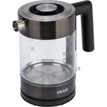 Graef Wasserkocher schwarz – 1 Liter – Abnehmbarer Deckel – Abschaltautomatik – Überhitzungsschutz