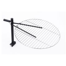 Grillrost MC4103 – drehbar – 40 cm Durchmesser – rostfreier Stahl – höhenverstellbar – Linder Exclusiv