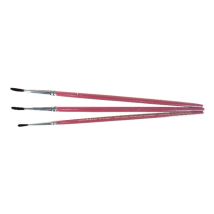 Set de 3 pinceles finos – Pinceles ardilla n°2-4-6 – Maxicraft