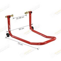 EQT – Caballete de moto delantero – Capacidad de carga 100 kg – Peso 6 kg