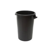 Papelera de 50 L para jardín sin tapa – Plástico a prueba de golpes – Dimensiones: 41x49 cm
