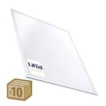 Pack 10 X Paneles Led 40w, 60x60cm, Driver Lifud, Blanco Neutro