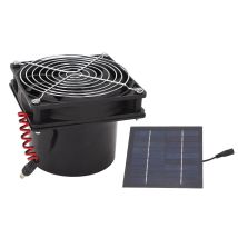 Eosnow Extractor Solar Ventilación Eficiente Con Disipación De Calor Kit De Panel De 50 W 5-12 V