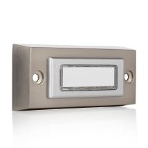 Byron Dbw-21036 Bouton De Sonnette Avec Porte-nom Acier