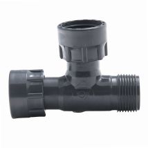 Colector PVC para válvula solenoide de 1 vía – 12 bares – Conexión femenina – 1"