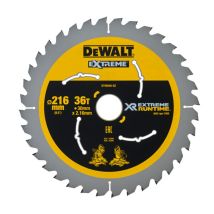 Banyo - Dewalt Dt99569-qz Xr Flexvolt Circular Saw Blade 216mm 36 Tooth Dcs777 Mitre Saw